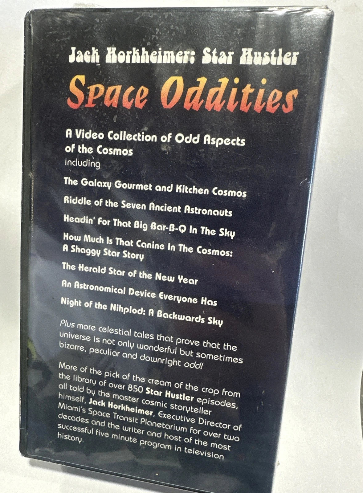Jack Horkheimer Star Hustler Space Oddities VHS BRAND NEW