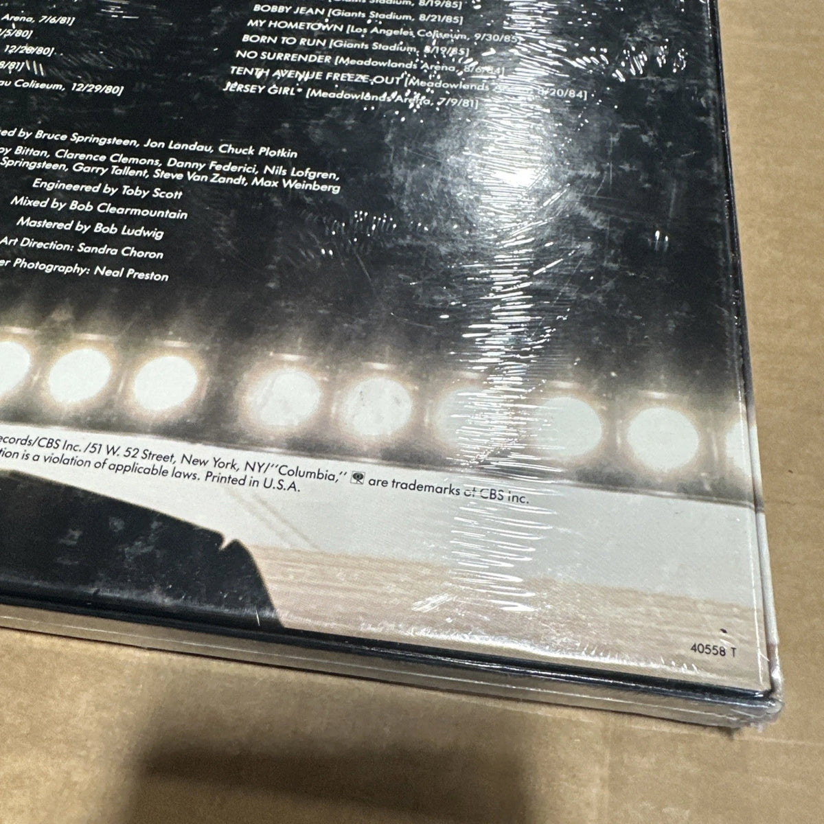 Bruce Springsteen & The E Street Band Live 1975-85 3 Cassette Box SEALED