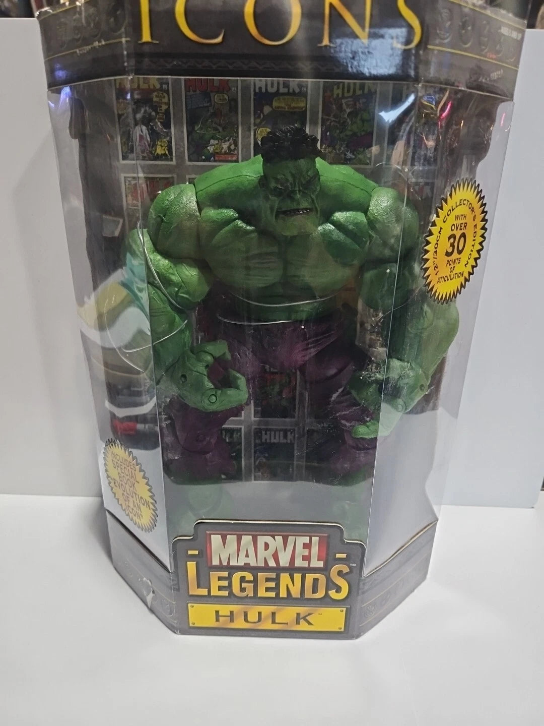 ToyBiz Marvel Legends Icons 12" Large Green Incredible Hulk 2006 Rare