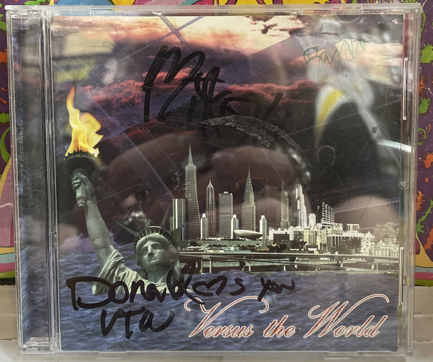 Versus The World Self Titled Autographed CD