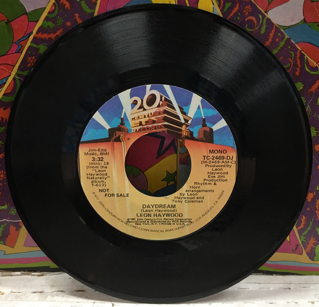 Leon Haywood Daydream Promo 7” Single TC-2469-DJ