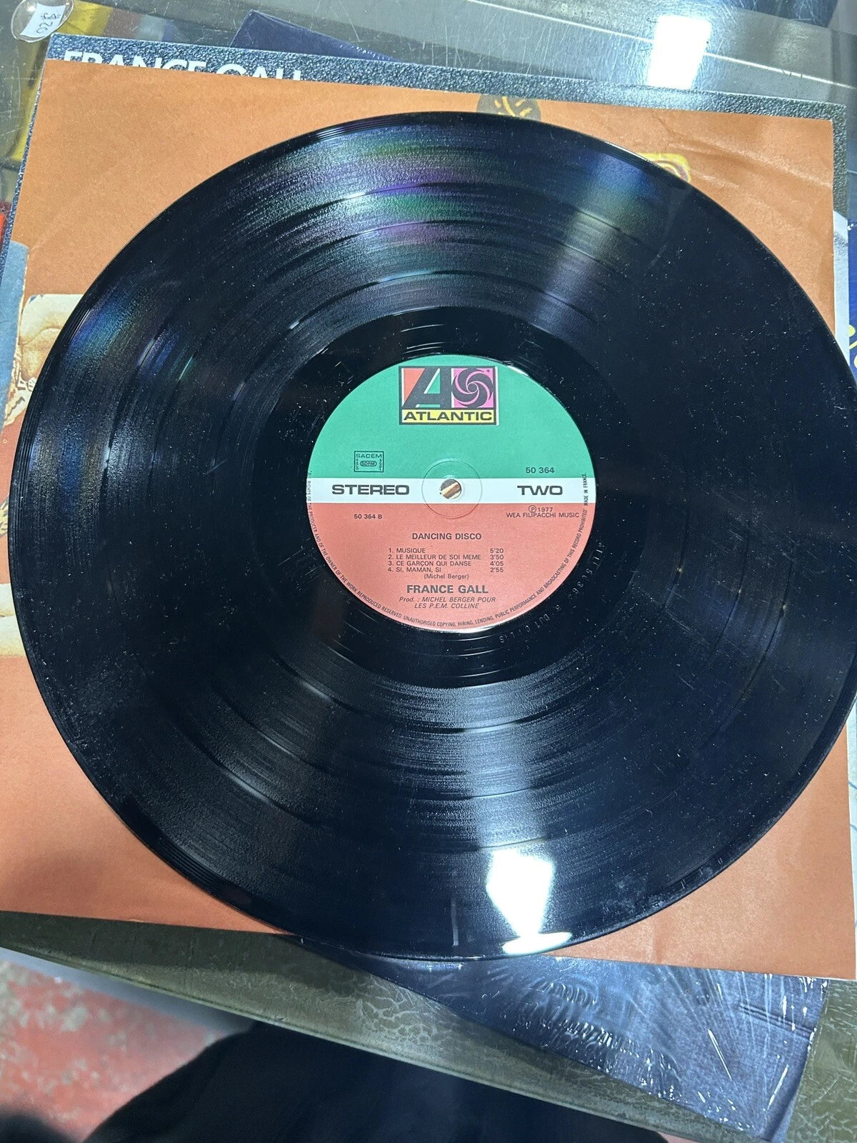 France Gall – Dancing Disco 33T LP VG++/EX+ Atlantic – 50 364