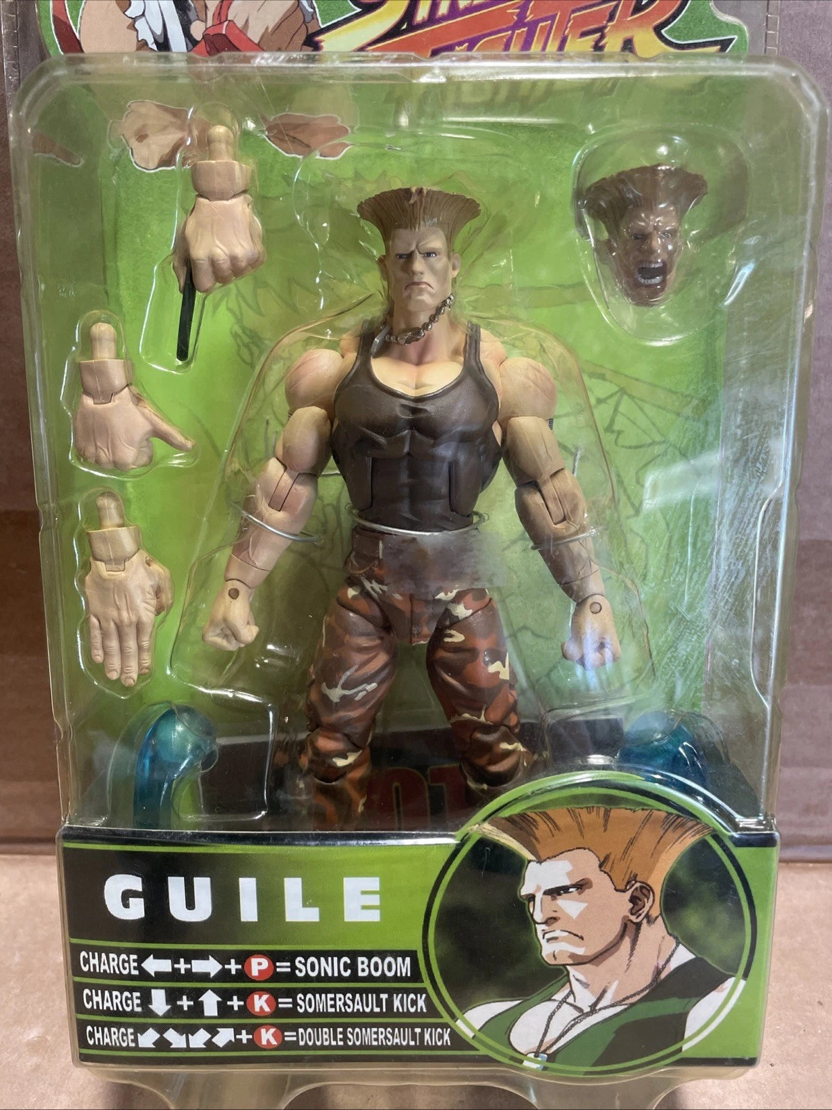 SOTA Toys Street Fighter GUILE Round 3 Action Figure Capcom