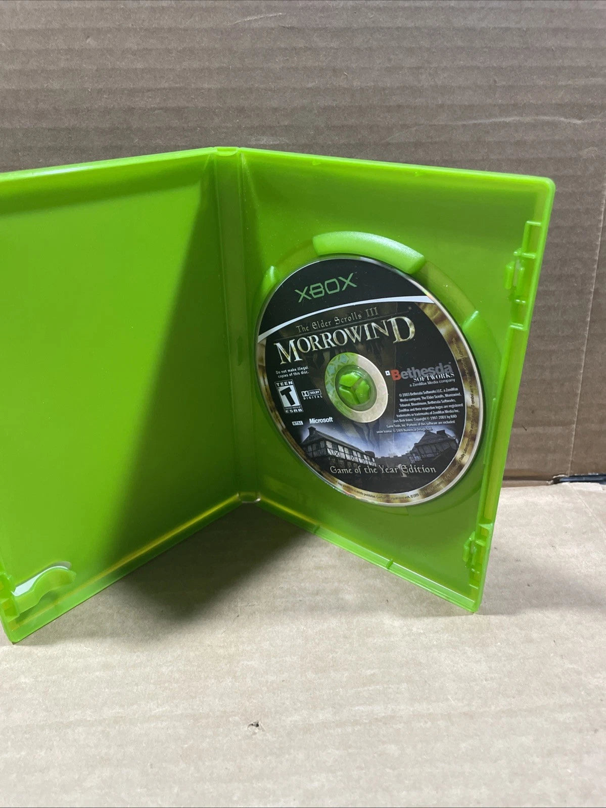 The Elder Scrolls III: Morrowind-Game of the Year Edition (Microsoft Xbox, 2003)