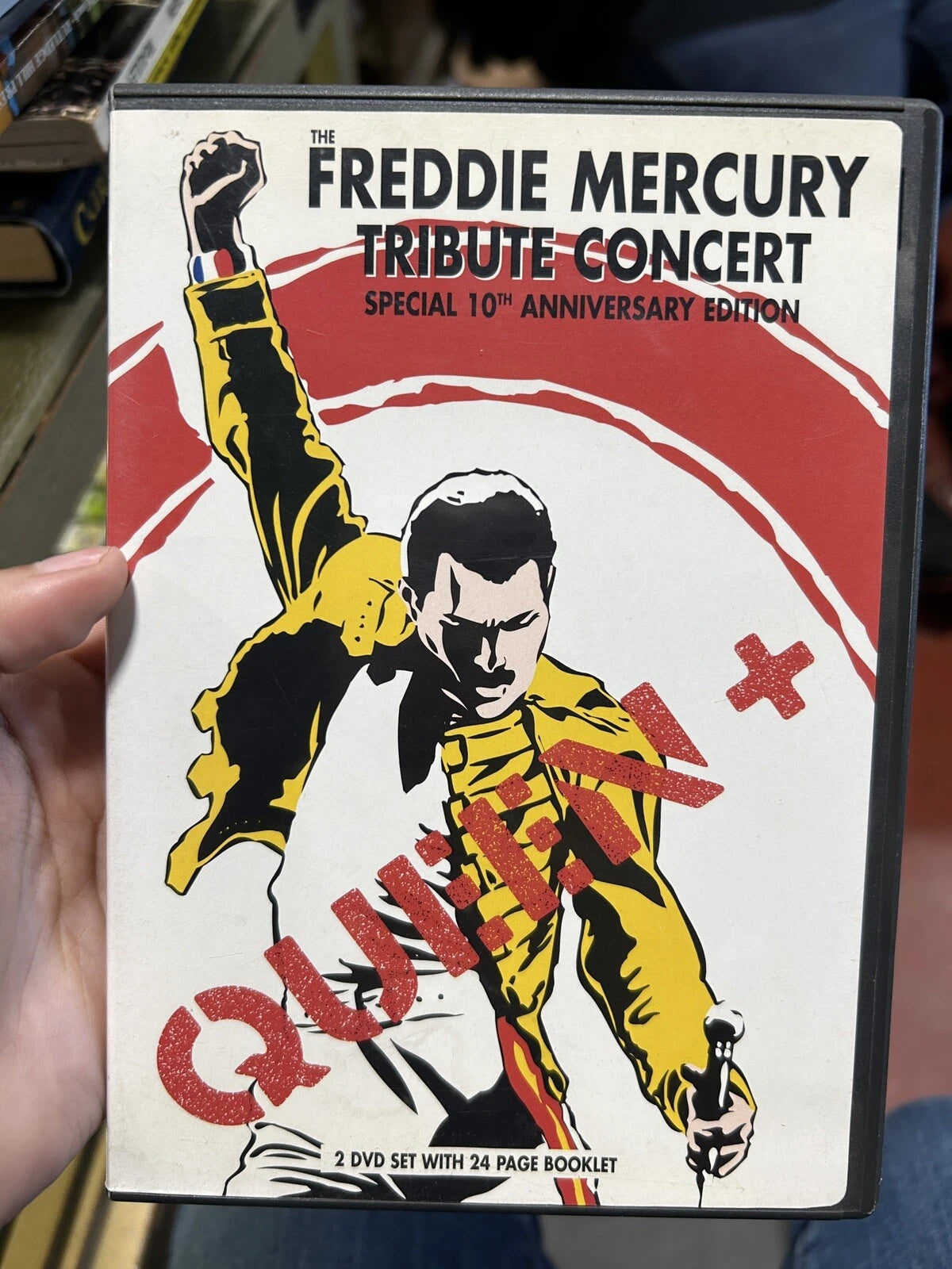 Queen + The Freddie Mercury Tribute Concert 2 DVD Set 10th Anniversary w/Booklet