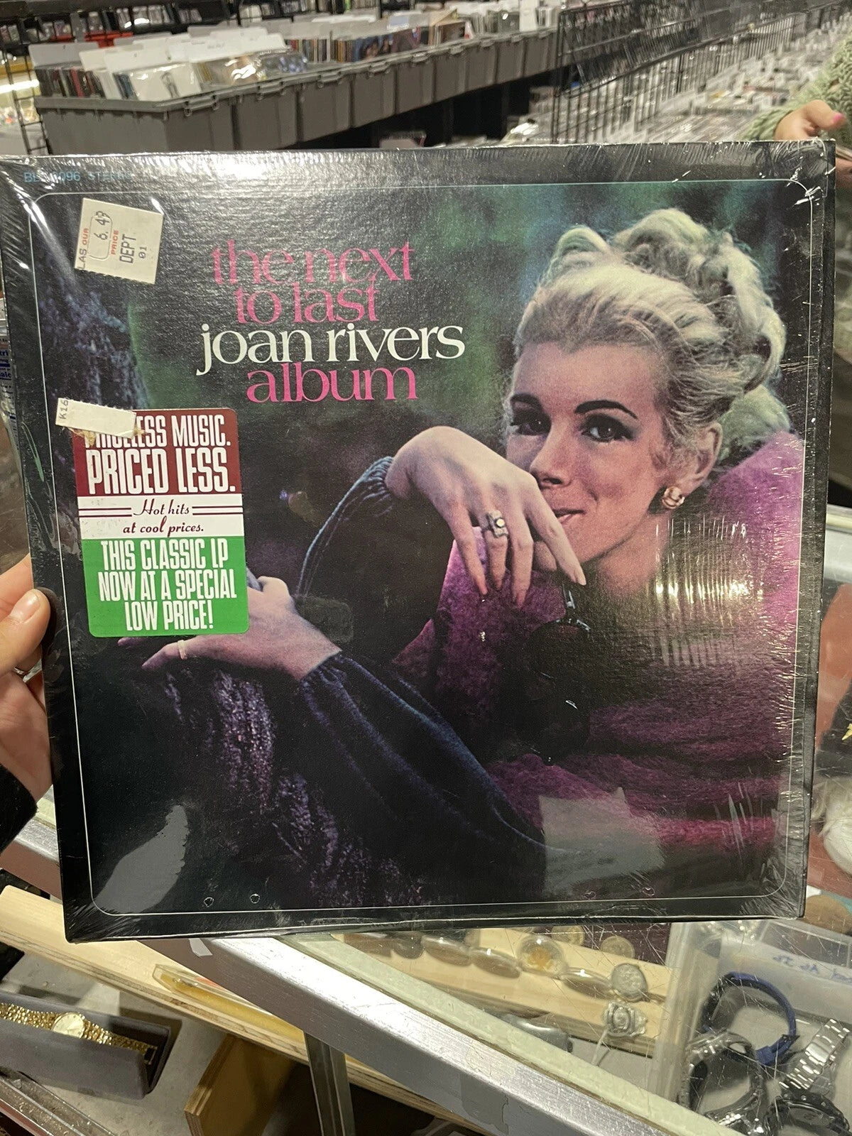 LP NEXT TO LAST JOAN RIVERS ALBUM #2 BUDDAH RECORDS BL5-8096 vg+ shrink shock