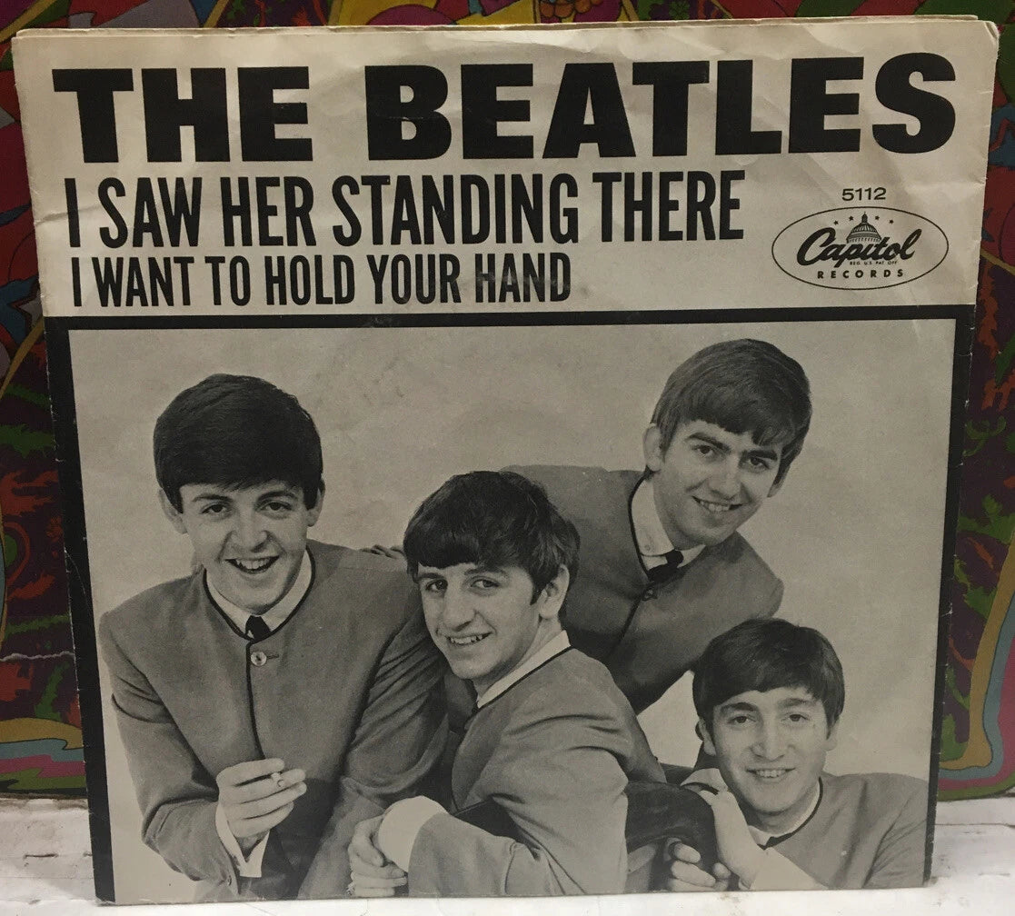 The Beatles I Want To Hold Your Hand/I Saw Her Standing There 7” 5112
