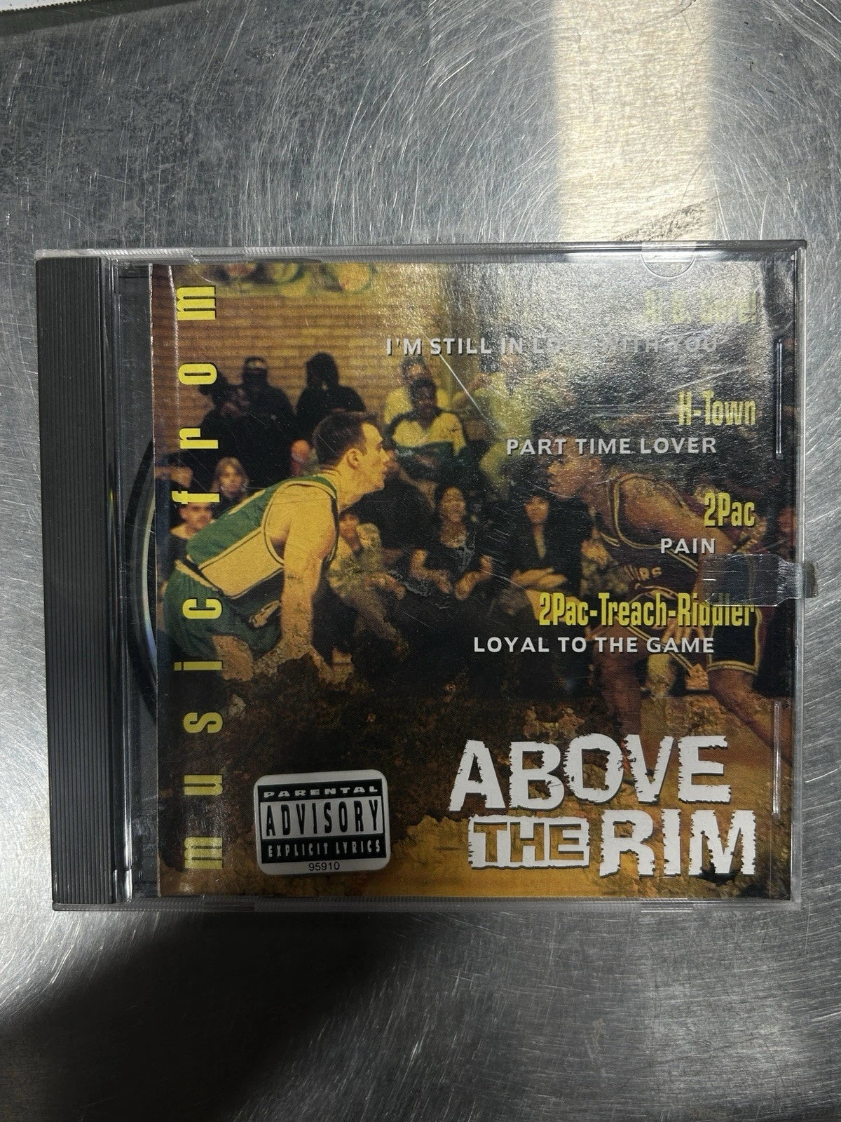 Music CD Of Above The Rim 1994 Death Row Interscope 2Pac Al B Sure H Town RARE