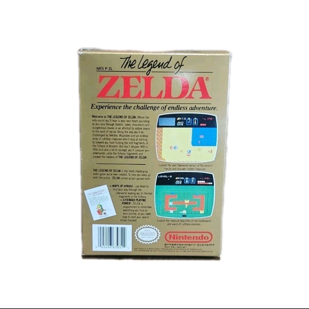 The Legend of Zelda – NES (Complete in Box with Map)