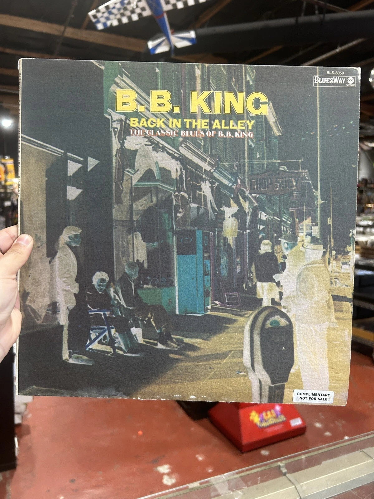 B.B. KING Back in the Alley (ABC BLUESWAY BLS-6050-USA 1973) ORIG LP PROMO vg++