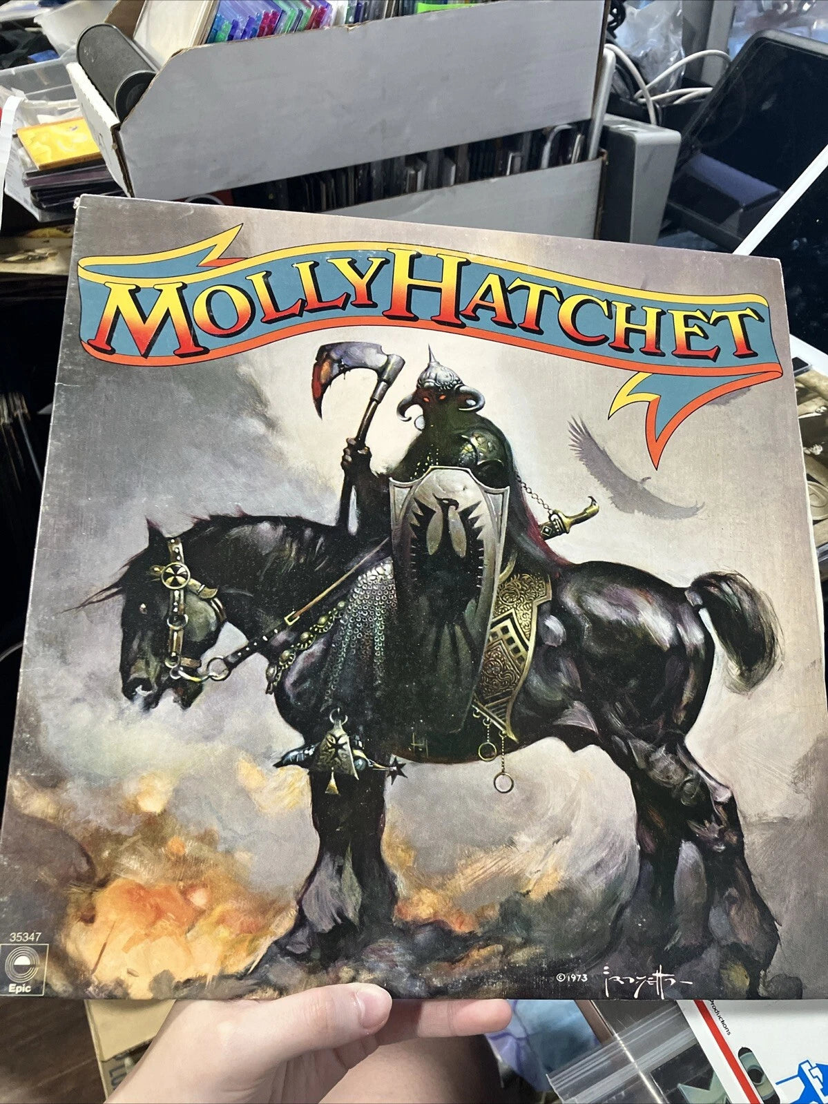 Molly Hatchet. Self-titled. VG+ Vinyl LP. JE 35347. VG+ Cover.
