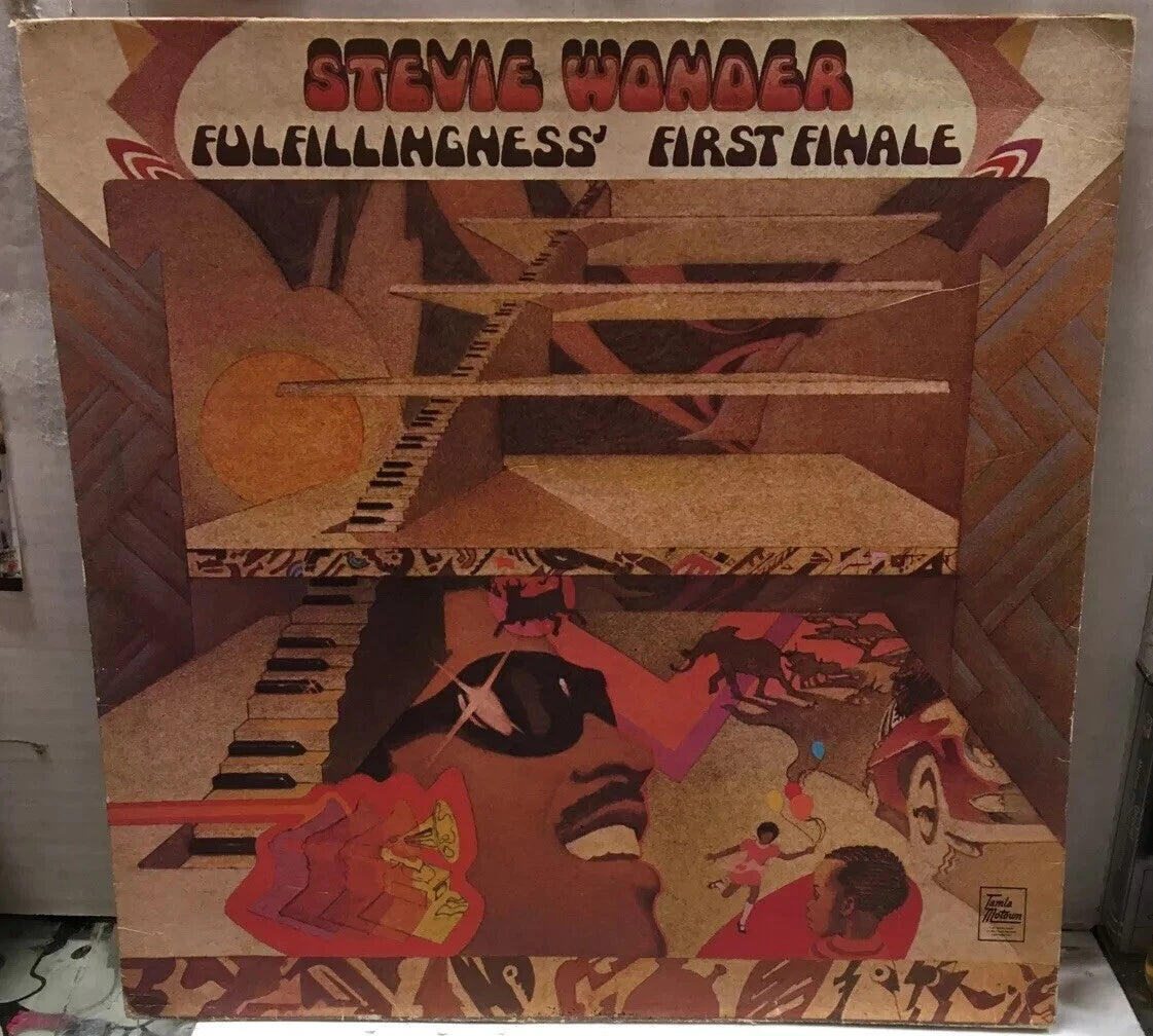 Stevie Wonder Fulfillingness First Finale UK Kmport Record STMA8019