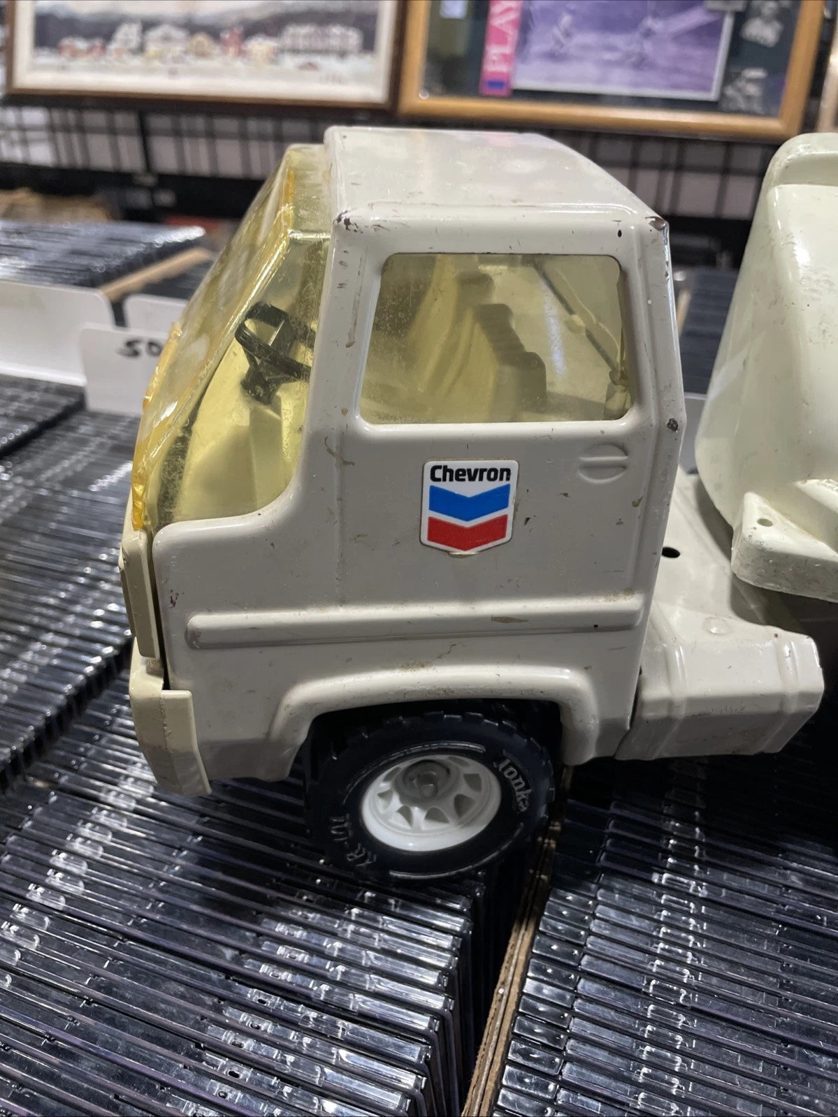 1970s Tonka Chevron Tanker Truck - Large, in Great Shape, & RARE Holds Water