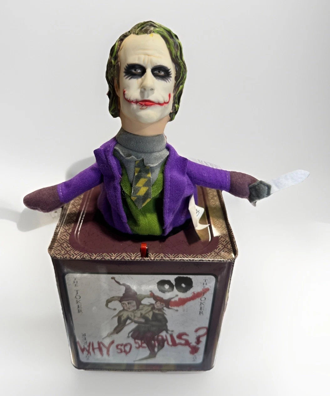 The Dark Knight Joker Jack In The Box Comic Con Exclusive DC Comics Batman Works