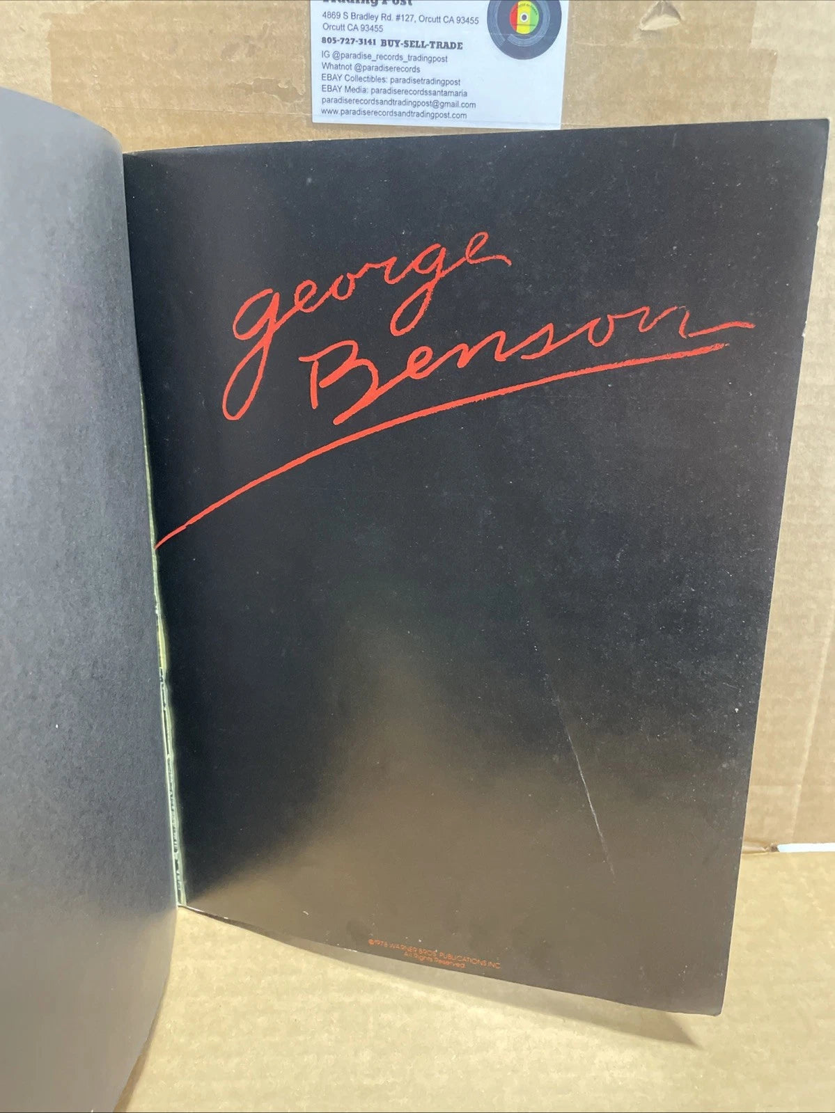 George Benson, Music Book Pre-Owned