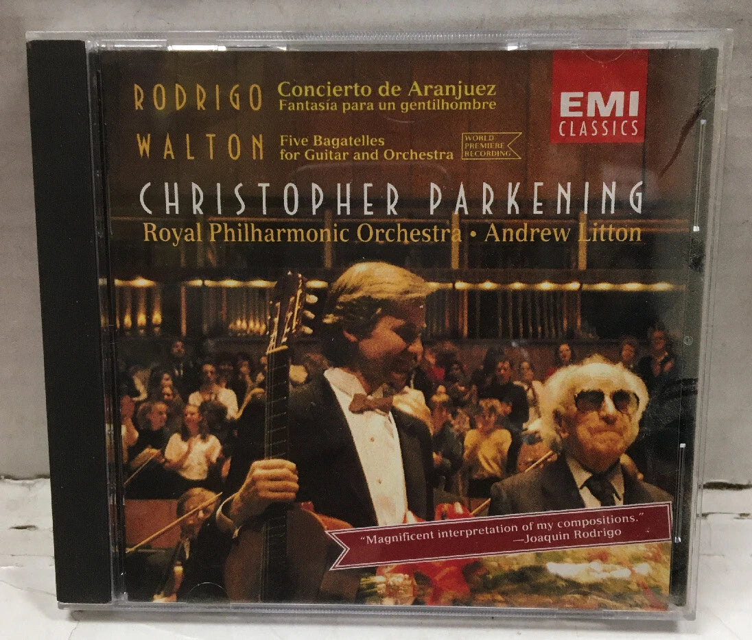Christopher Parkening Joaquin Rodrigo And William Walton Concertos CD