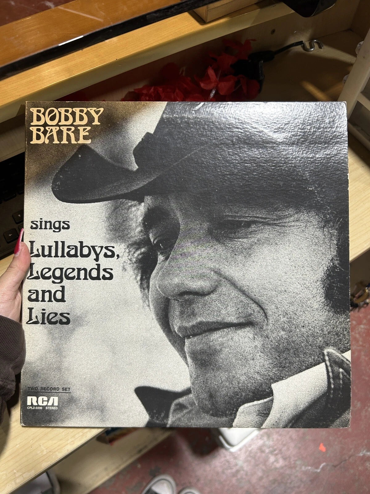 Bobby Bare Sings Lullabys Legends and Lies Vinyl 2-LP RECORD CPL2-0290 1973