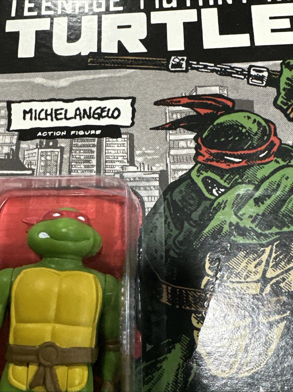 Reaction Super 7 Teenage Mutant Ninja Turtles TMNT Figure Set Eastman & Laird's