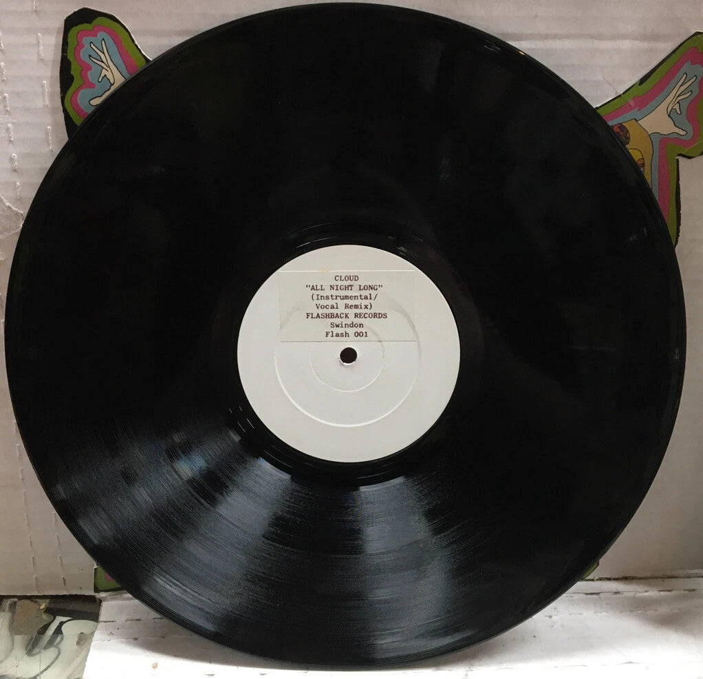 Cloud All Night Long 12” UK Import Test Pressing Record FLASH001