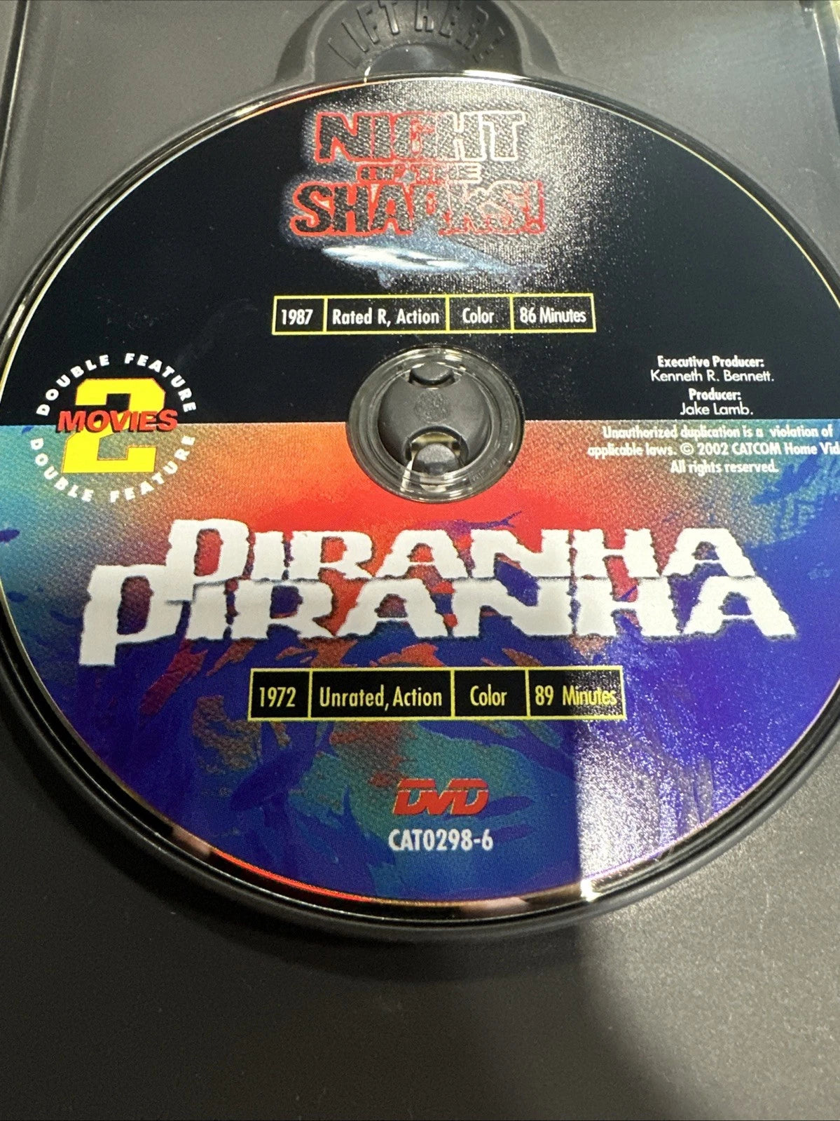 Night Of Sharks/piranha Piranha - DVD - Ntsc - **Mint Condition**