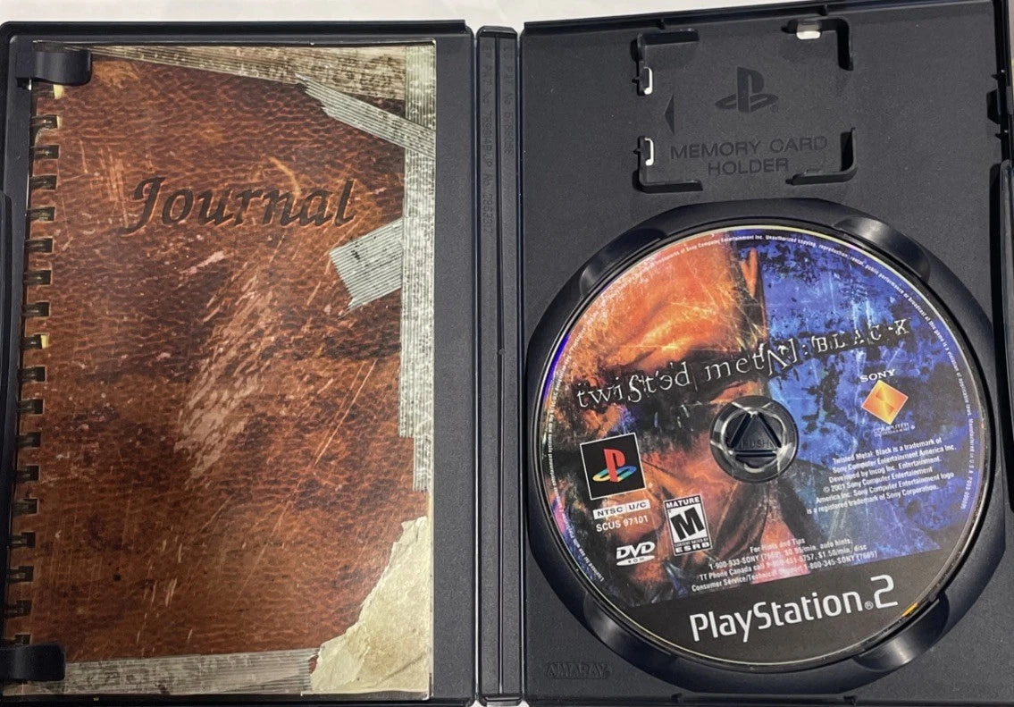 Twisted Metal: Black PlayStation 2 Greatest Hits - Complete w/ Manual - PS2 2005
