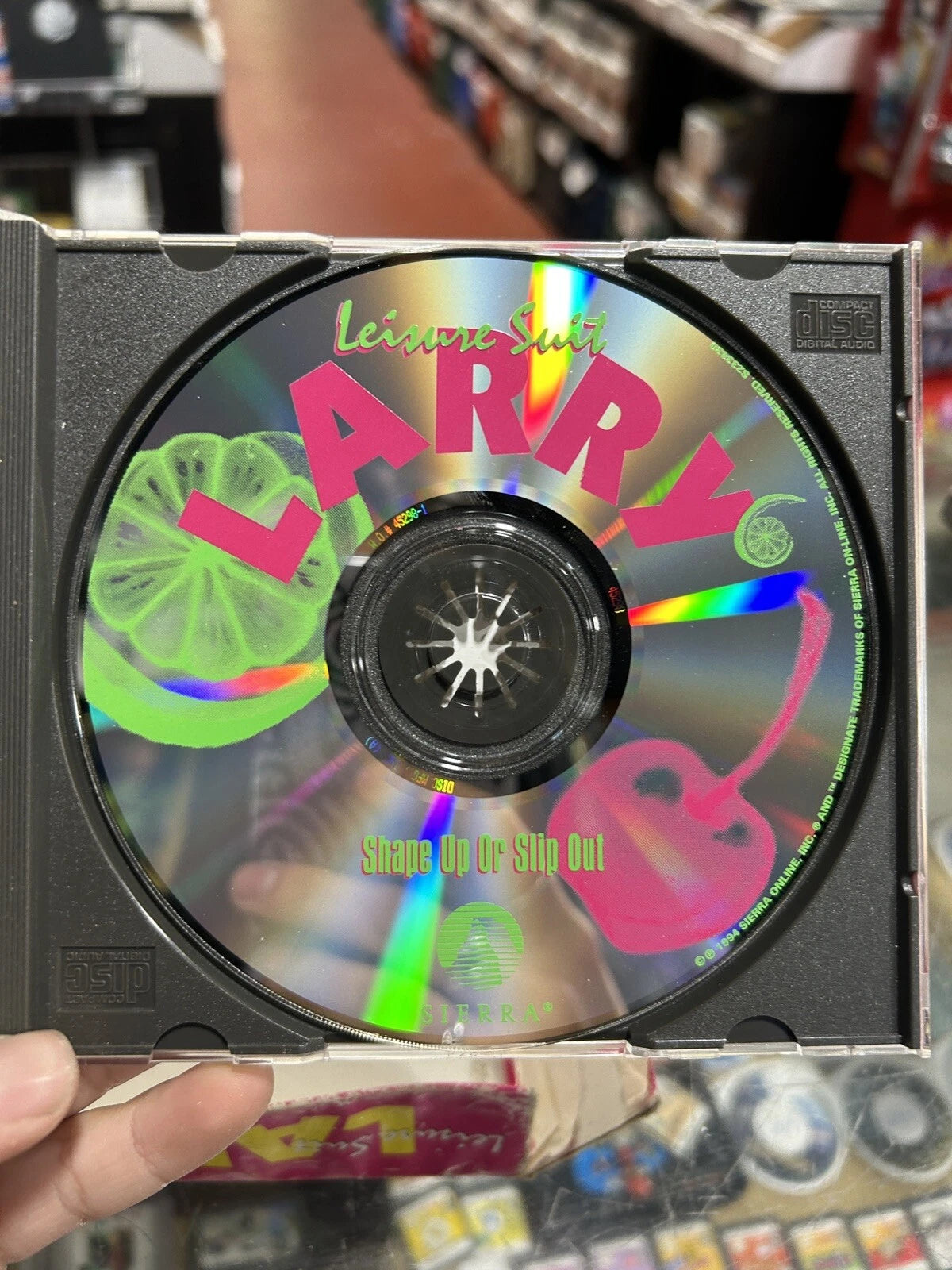 Leisure Suit Larry Shape Up or Slip Out PC Computer Video Game CD Sierra 1994