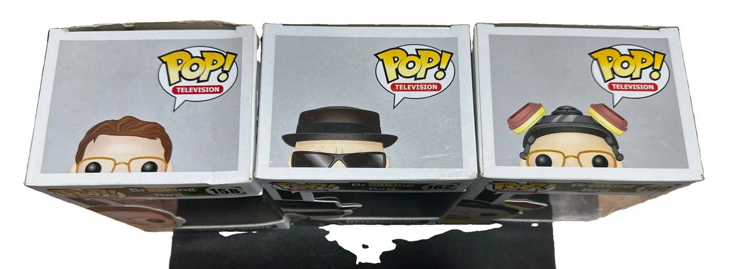 NEW Funko Pop Lot of 3 Walter White Breaking Bad 160 158 162