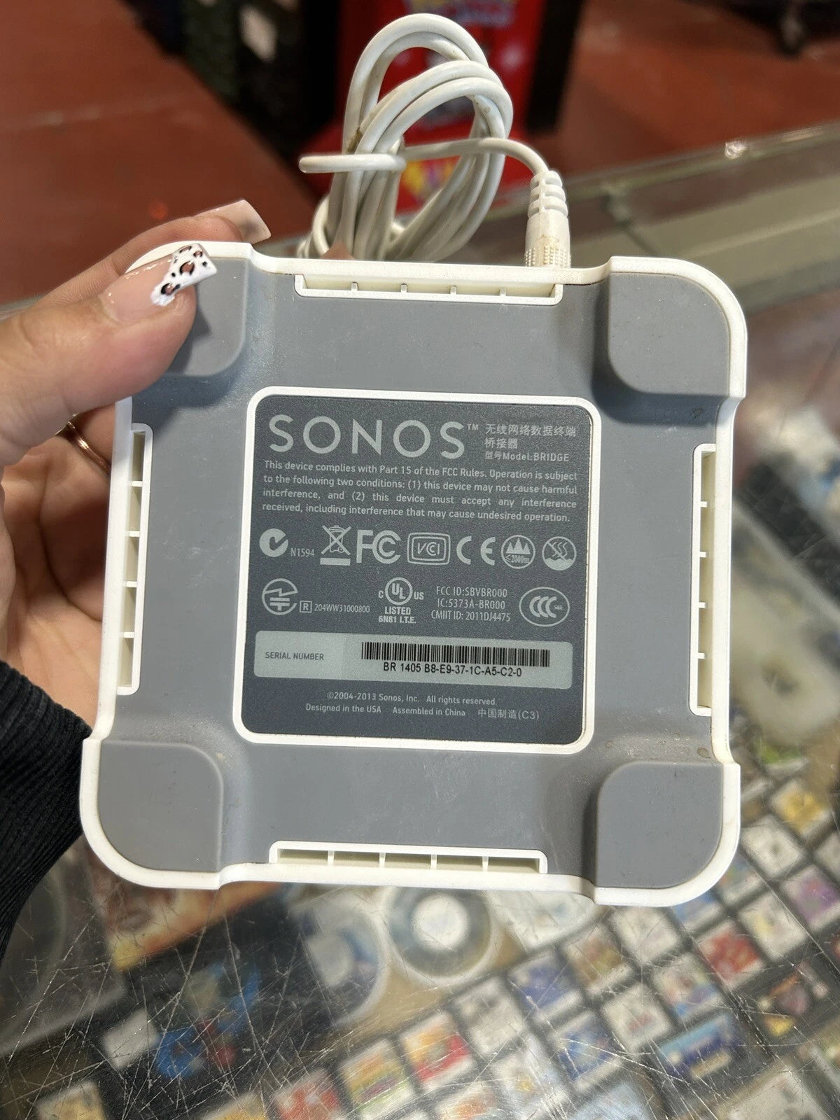 Sonos Connect Bridge Wireless HiFi System White Sonos S1 Compatible Works