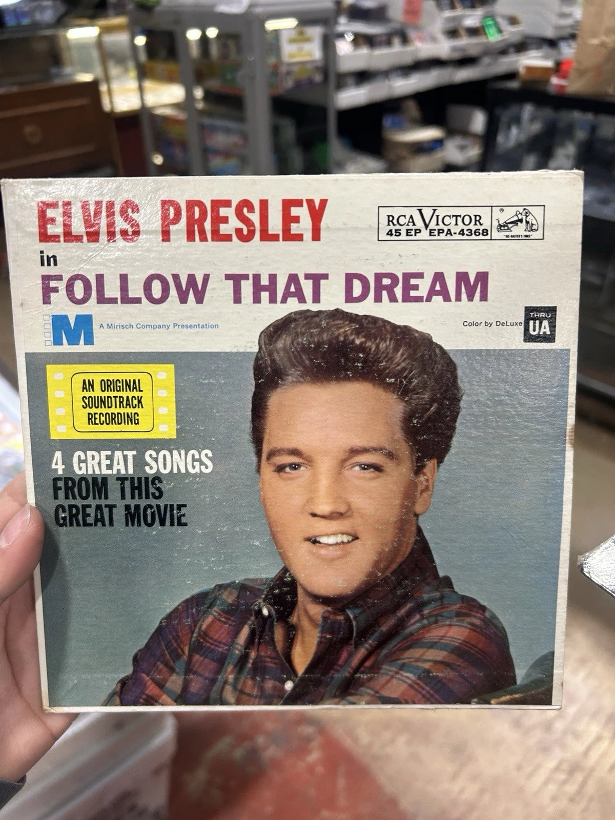 Elvis Presley - Follow That Dream - 1962 RCA Victor EPA-4368 7" 45RPM EP