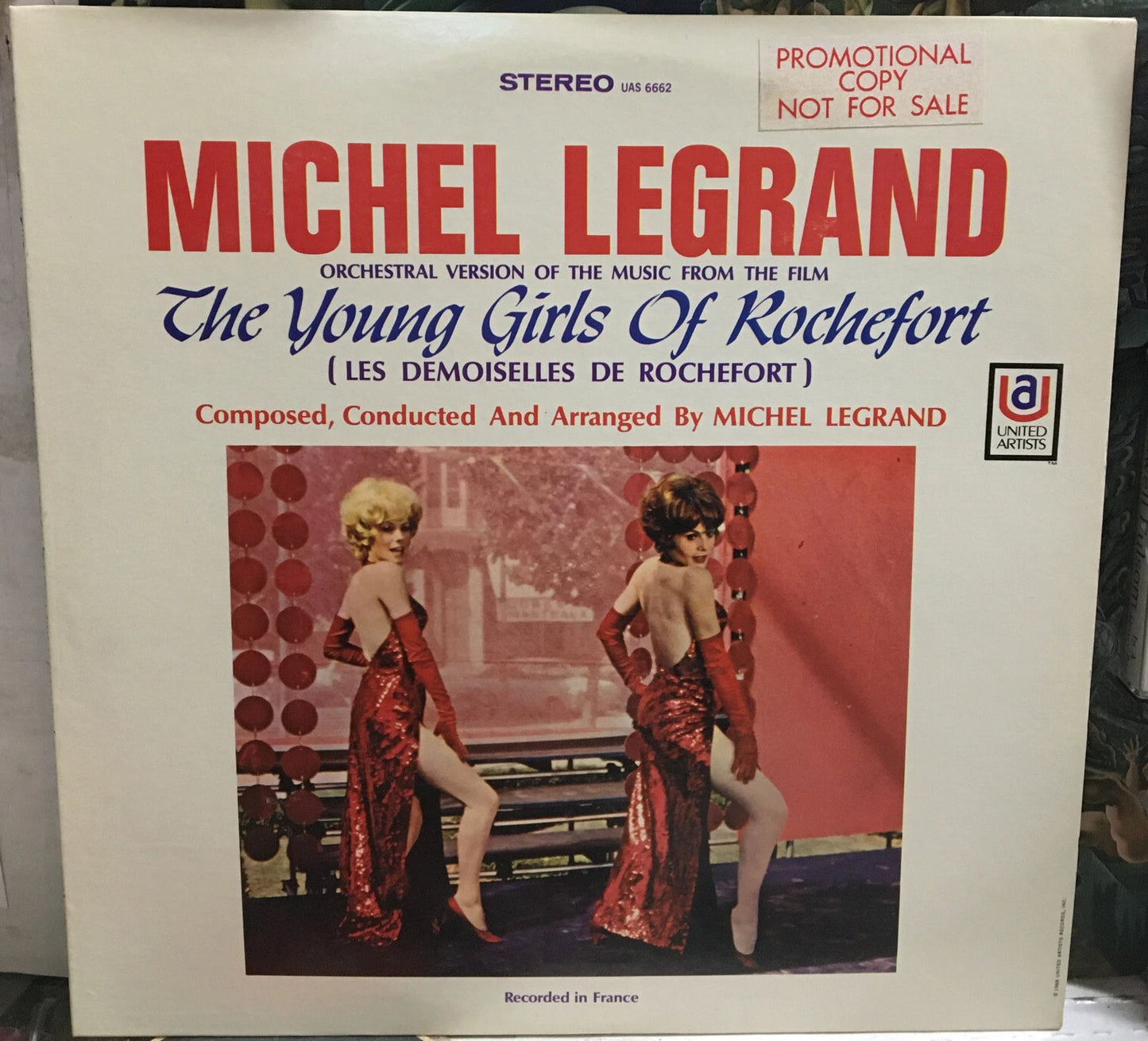 The Young Girls Of Rochefort Soundtrack Promo Record UAS6662