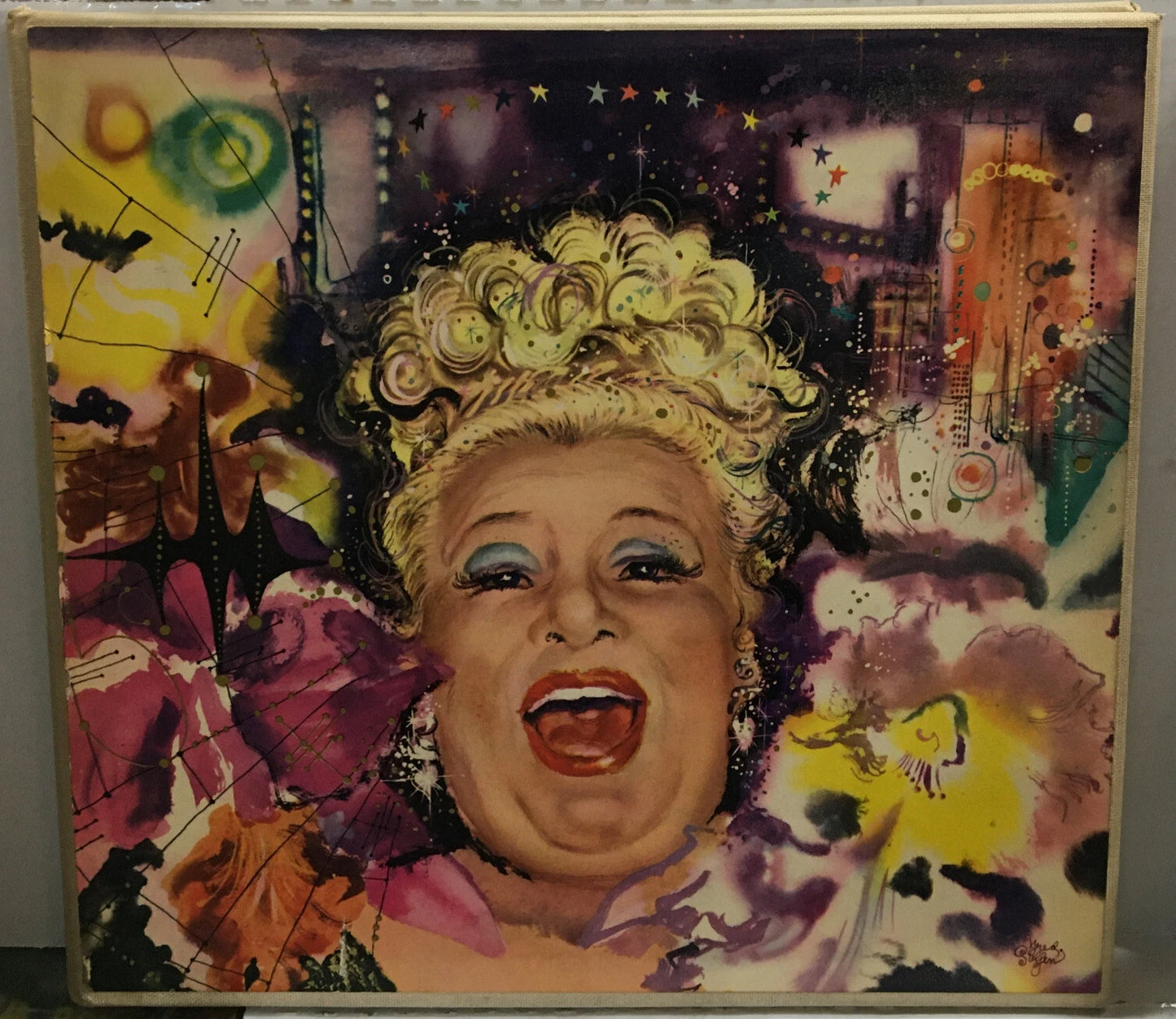 Sophie Tucker Golden Jubilee (Fifty Golden Years) Autographed Record Box Set