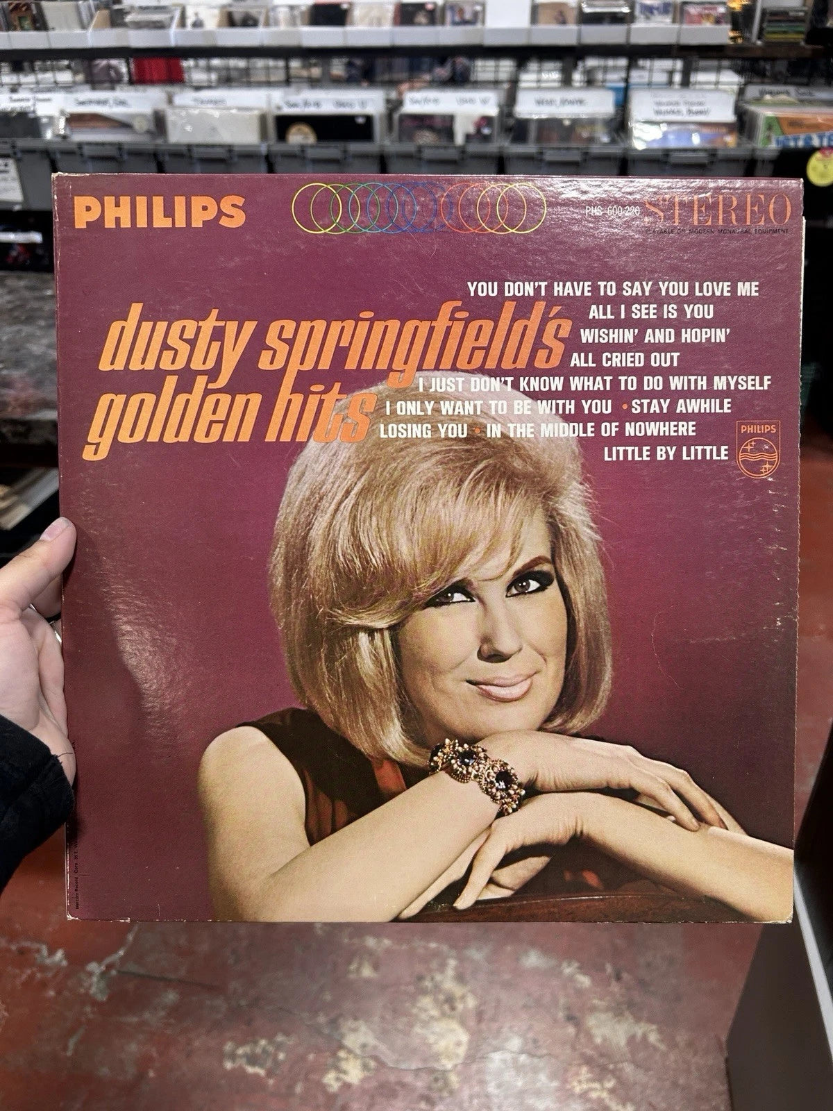 DUSTY SPRINGFIELD'S GOLDEN HITS 1966 PHILIPS STEREO LP PHS 600 220 IN SHRINK