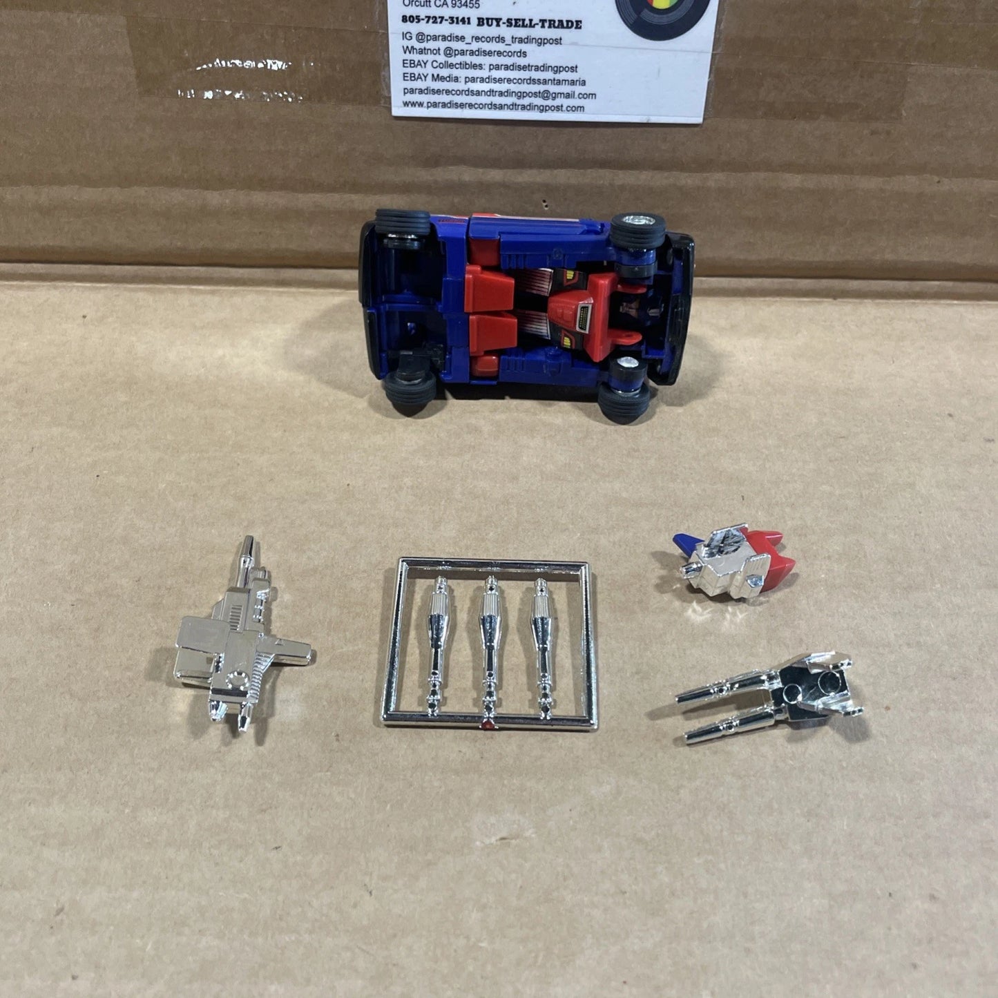 Skids 100% Complete 1985 G1 Transformers Hasbro Vintage Action Figure