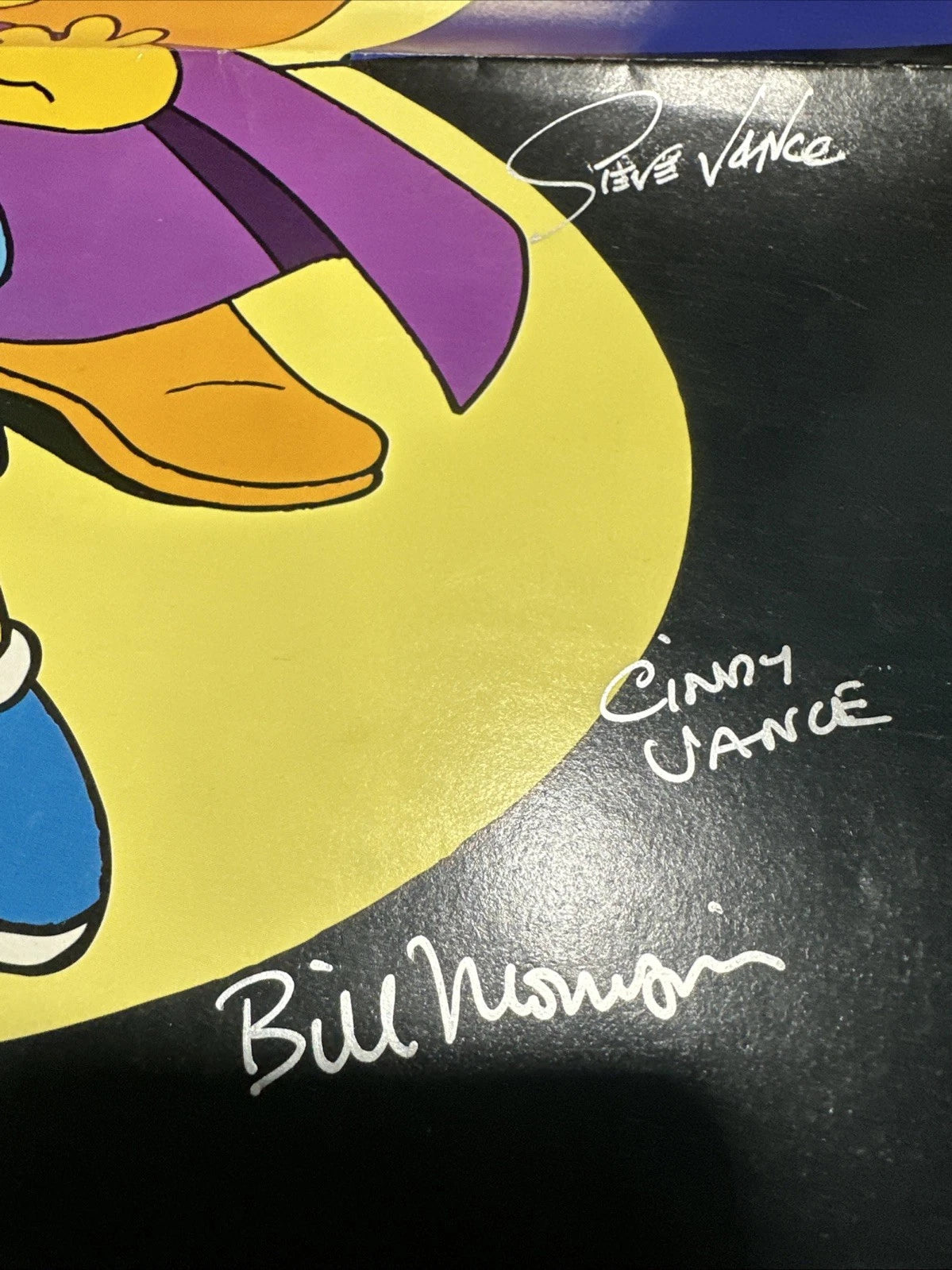Radioactive Man Simpsons Poster SIGNED BY BILL MORRISON STEVE VANCE CINDY VANCE