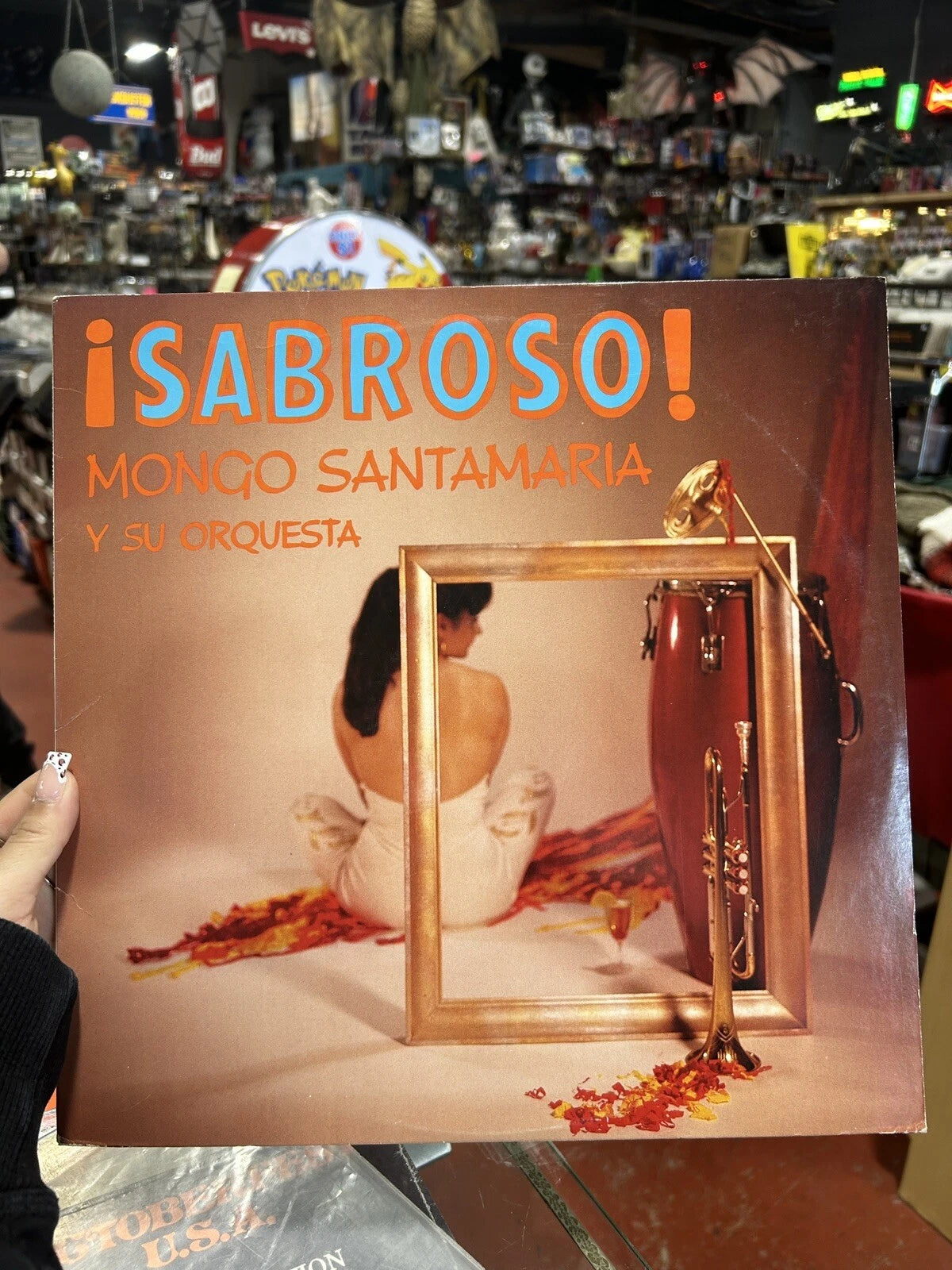 MONGO SANTAMARIA sabroso ( jazz latin ) RED VINYL vg++