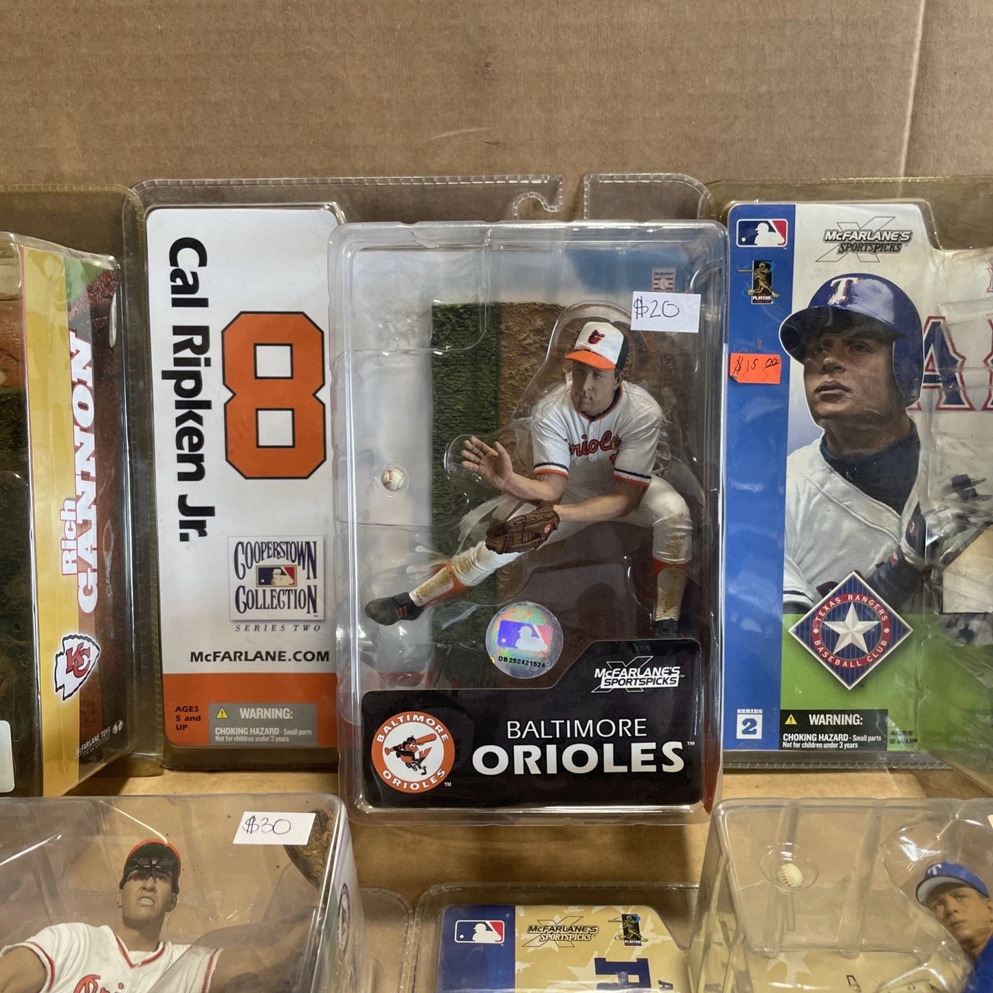 MCFARLANE FIGURES BRYCE HARPER DON MATTINGLY ALEX RODRIGUEZ LOT OF 9