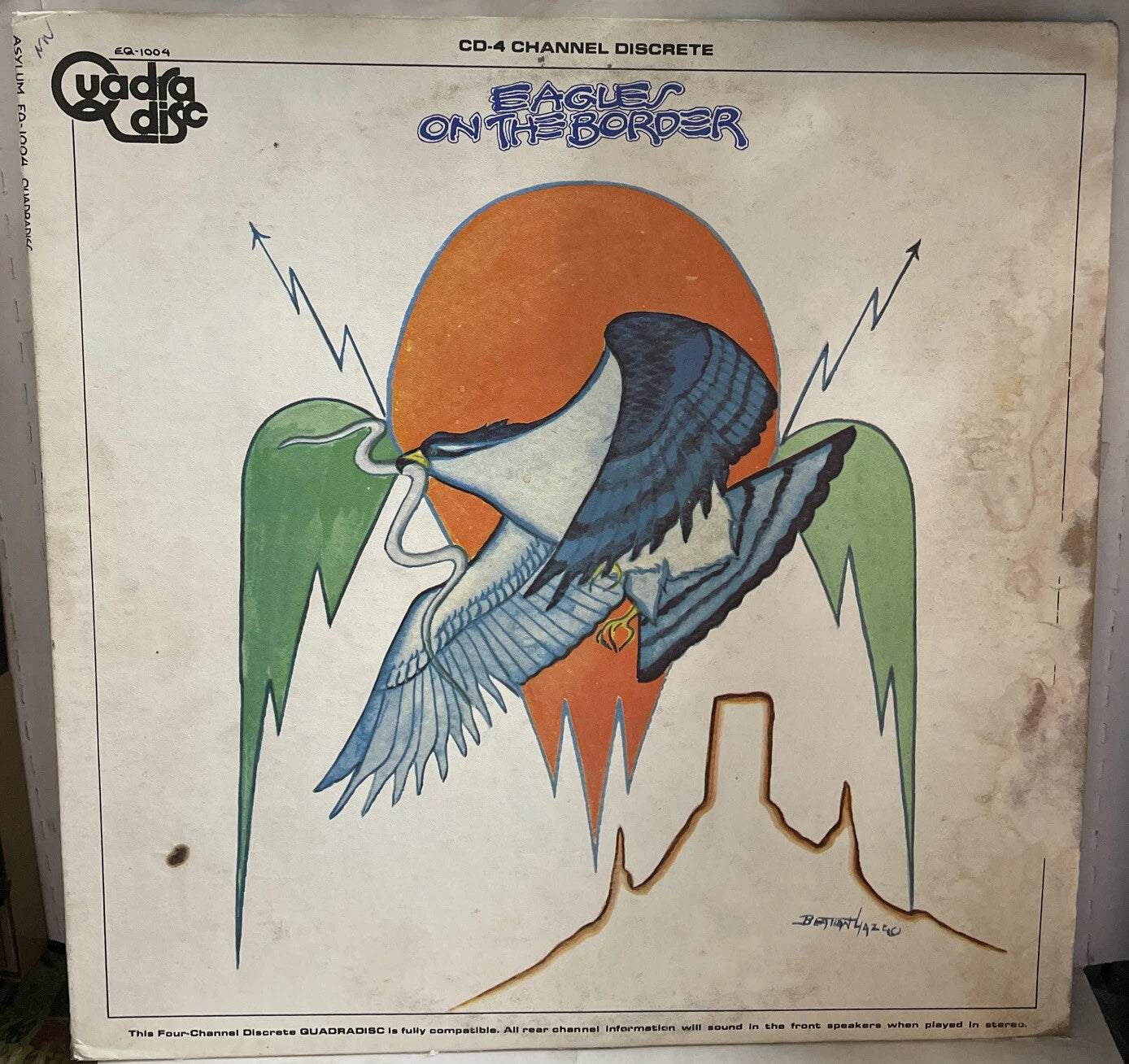 Eagles On The Border Quadra Disc Record