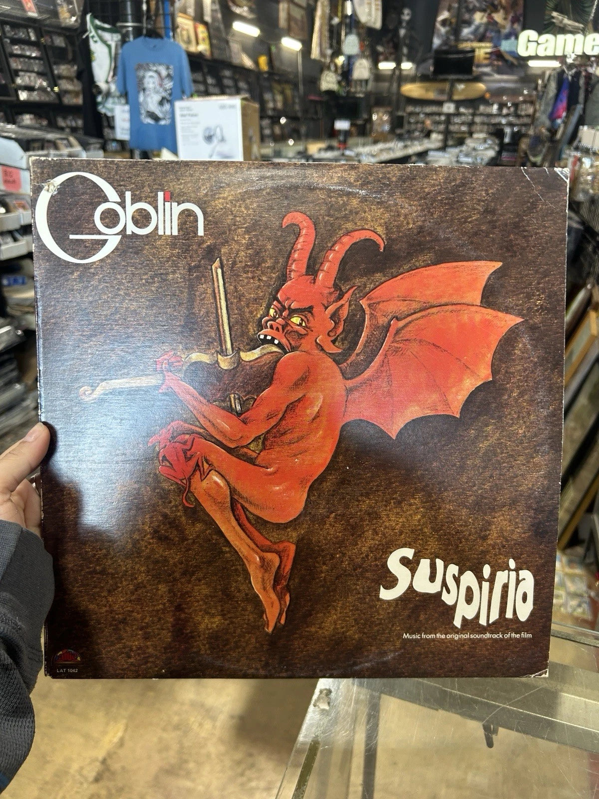 Goblin "Suspiria" LP 1976 Attic LAT 1042 Music from Original Soundtrack RARE NM