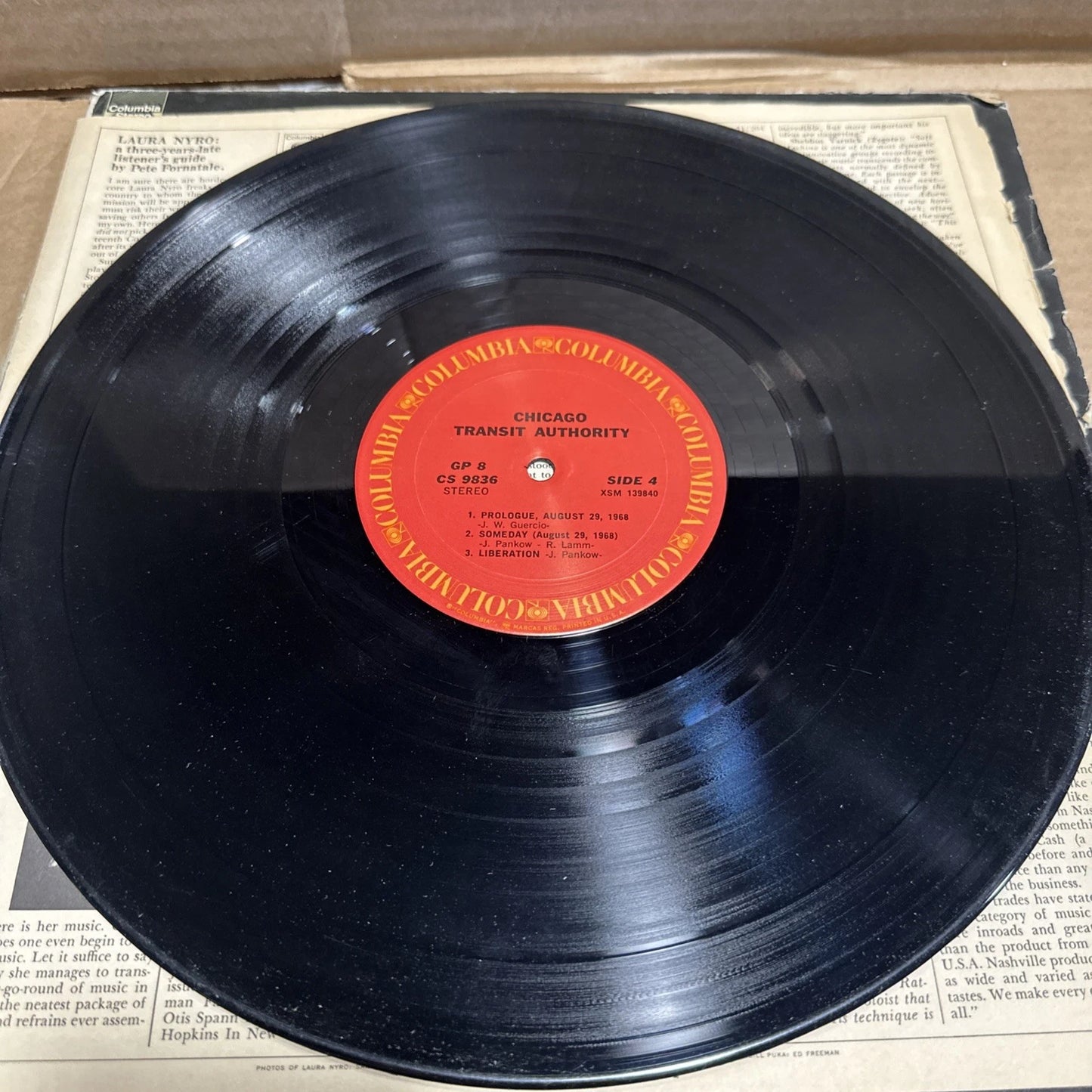 Chicago Transit Authority GP 8 Vinyl 2xLP Album 1969 Columbia Records