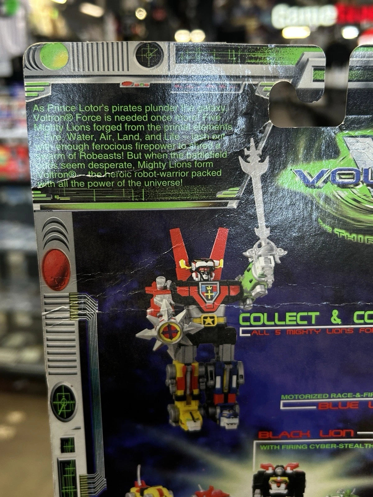 1997 Voltron Black Lion 3rd Dimension Trendmasters