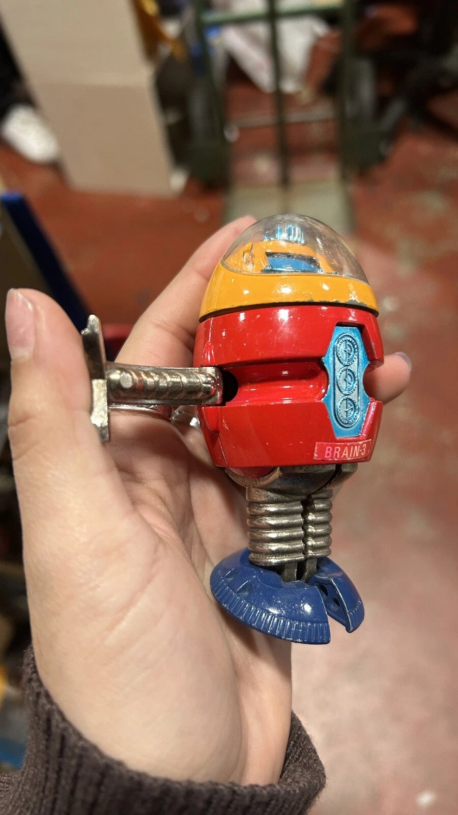 Vintage 1970's Shinsei UFO Commander 7 Brain III 4173