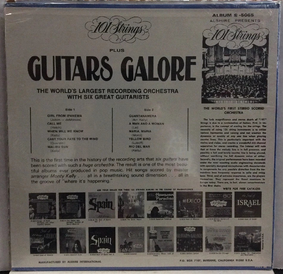 101 Strings Plus Guitars Galore Record S-5065