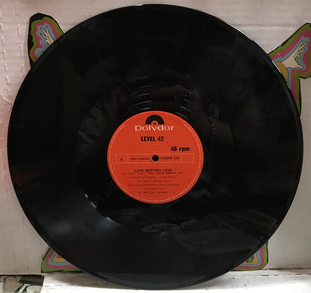 Level 42 Love Meeting Love 12” UK Import Record POSPX70
