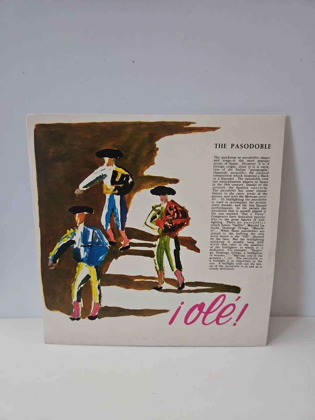 ¡Ole Banda Hispania The Pasodoble ¡Ole Philips 436 252 PE Rare Spain 45 RPM
