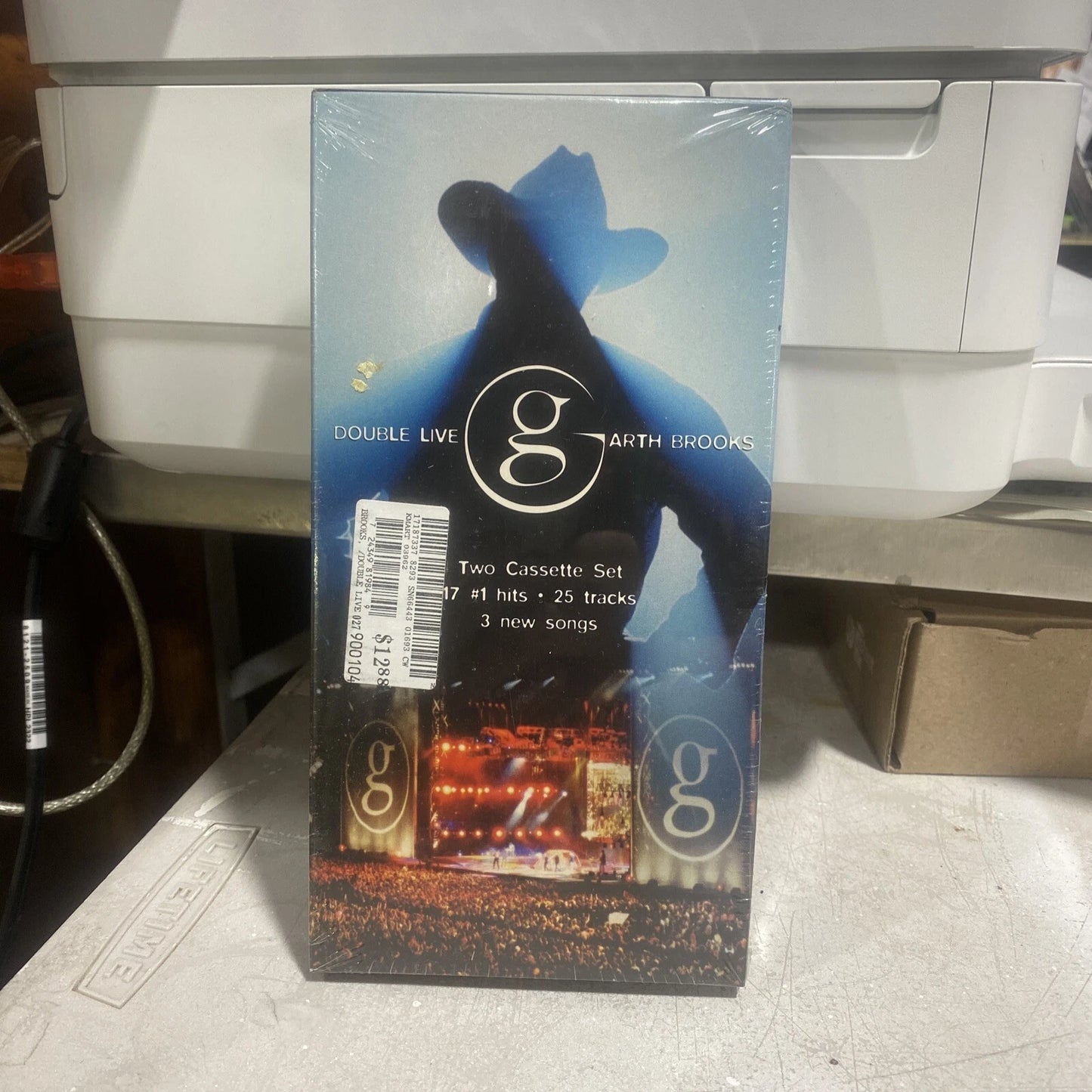 Garth Brooks Double Live Two Cassette Set Capitol 1998 Pearl Records Sealed (C2)