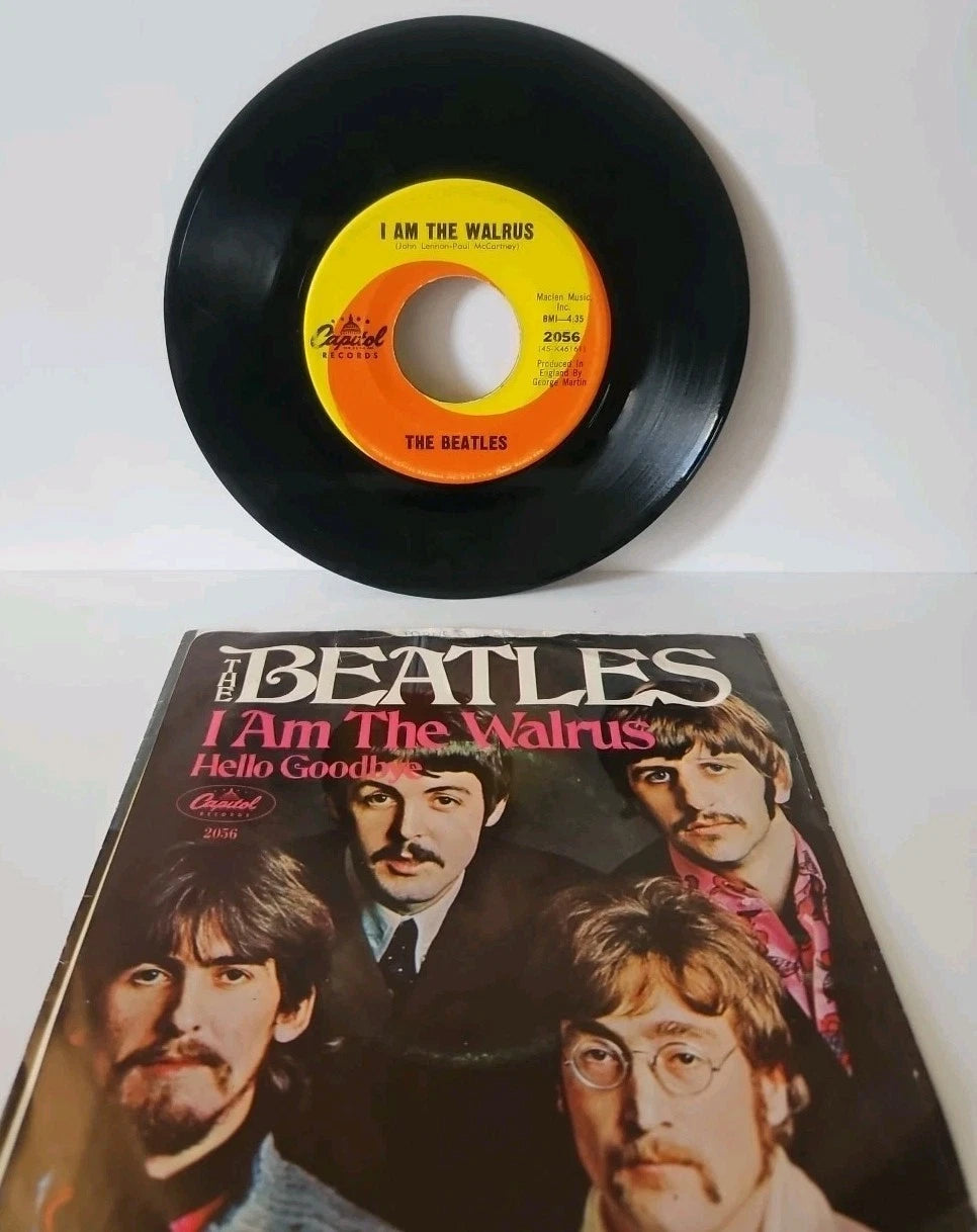 The Beatles I Am The Walrus Hello Goodbye Picture Sleeve Single USA