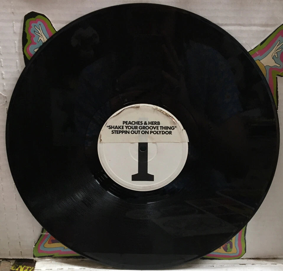 Peaches & Herb/Ali Baba Shake Your Groove Thing/Stomp Your Feet UK Promo Record