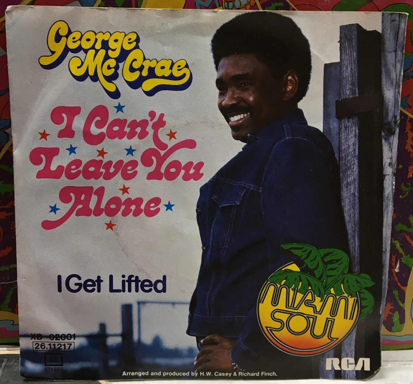 George Mc Crae I Can’t Leave You Alone German Import 7” Single XB02001