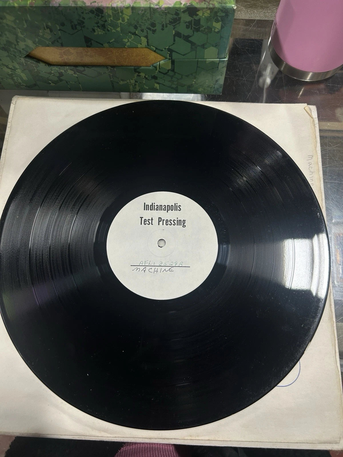 Machine Moving On Test Pressing LP vg+