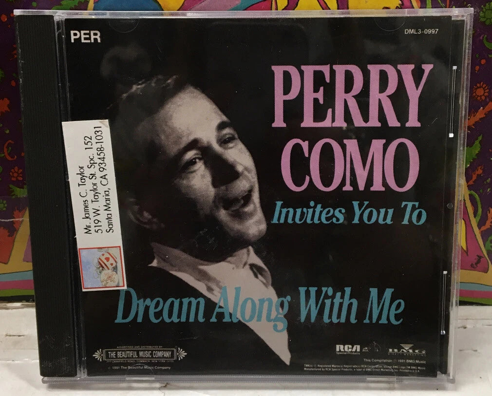 Perry Como Invites You To Dream Along With Me CD